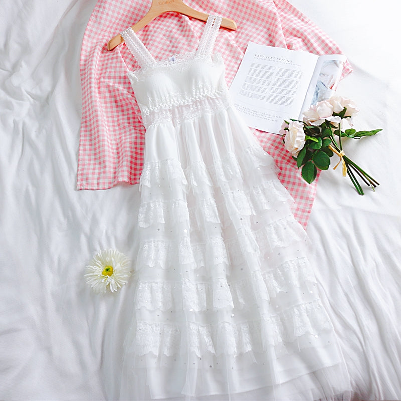 White lace dress PL50289