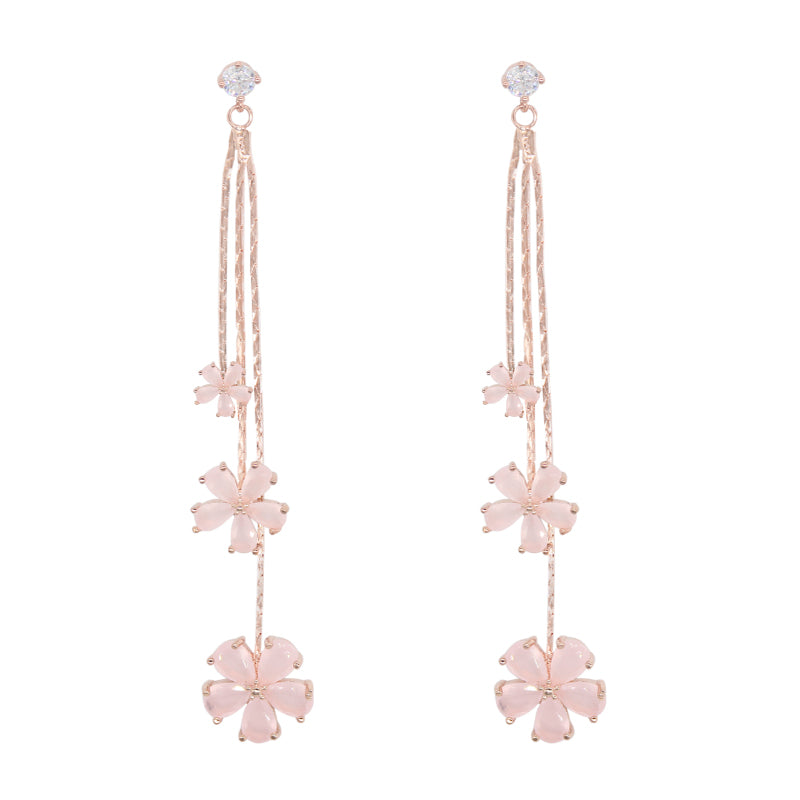 Pink cherry blossom earrings PL50814