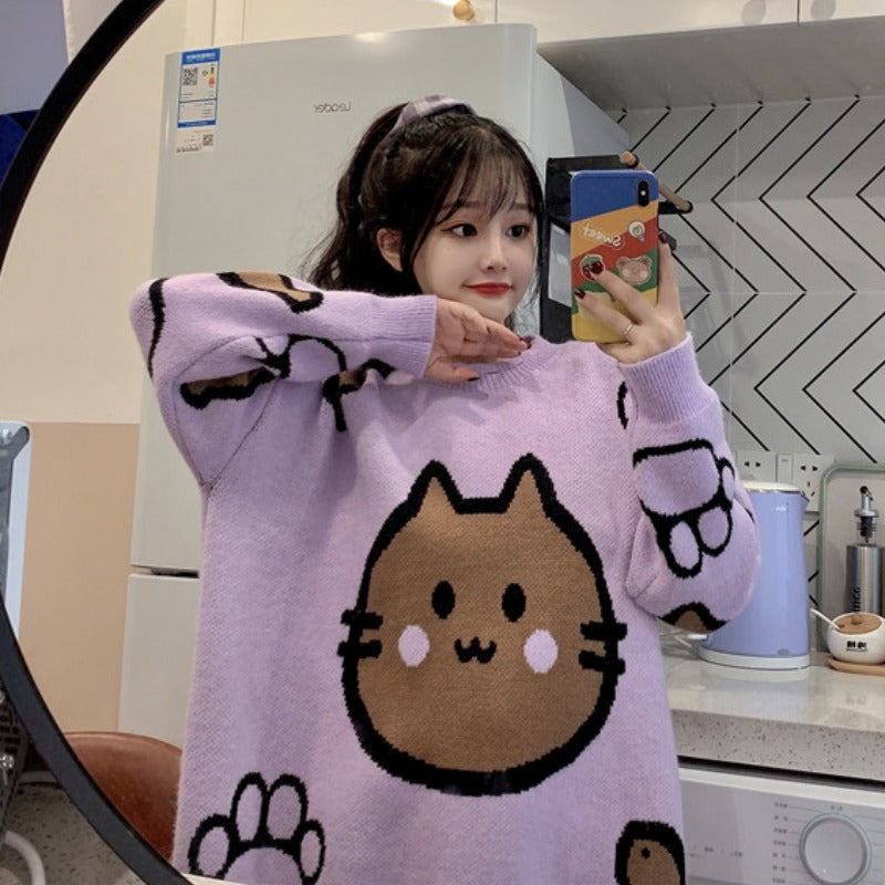 Cute long sleeve sweater PL50919