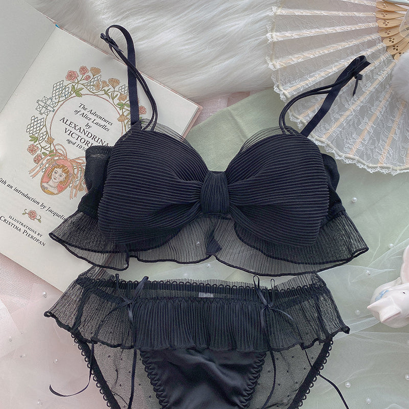 Cute bow lingerie set PL52685