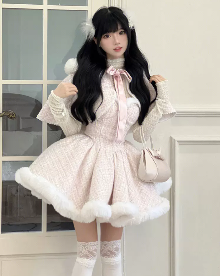 Cute Pink Lolita Dress PL52888