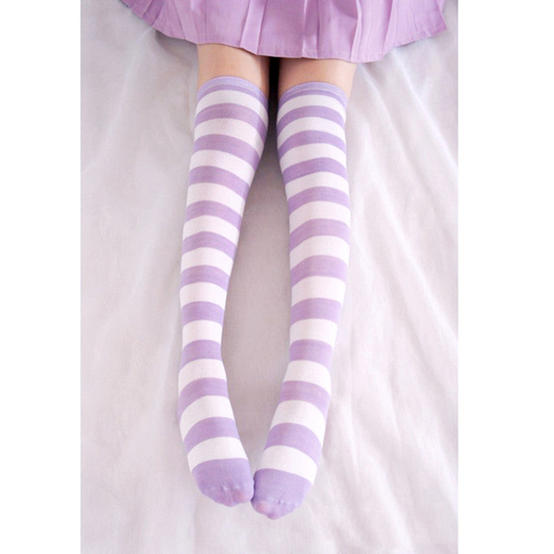 striped knee socks PL52563