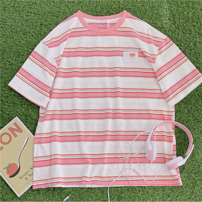 Pink Striped T-Shirt PL52573