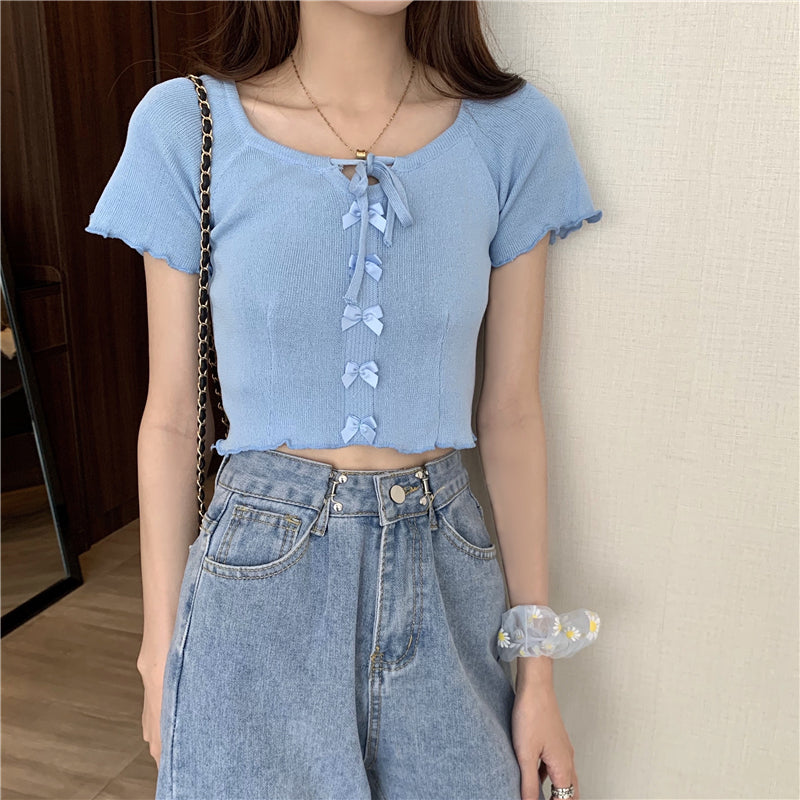 cute cropped T-shirt P1060