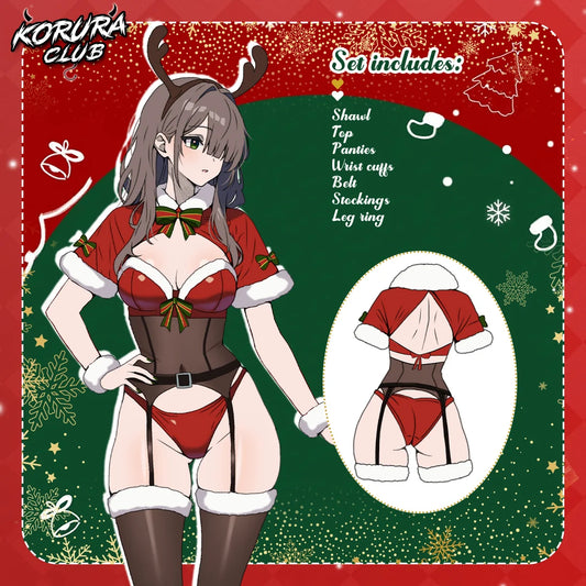 Pre-Order Cosplay Christmas Reindeer Lingerie KO172