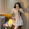 one shoulder floral dress PL53516