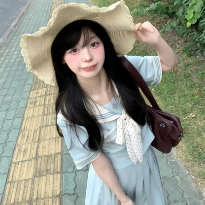 JK uniform suspender skirt shirt PA20096