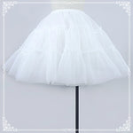 lolita white gauze skirt PL53302