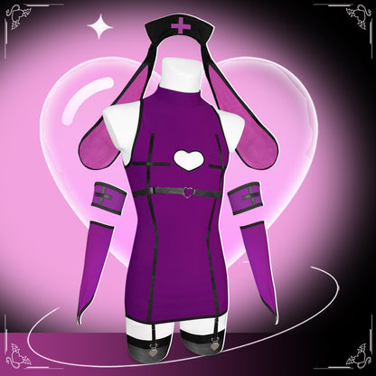 Sweetheart Bunny Nurse Dress (8-Piece Set) AS49