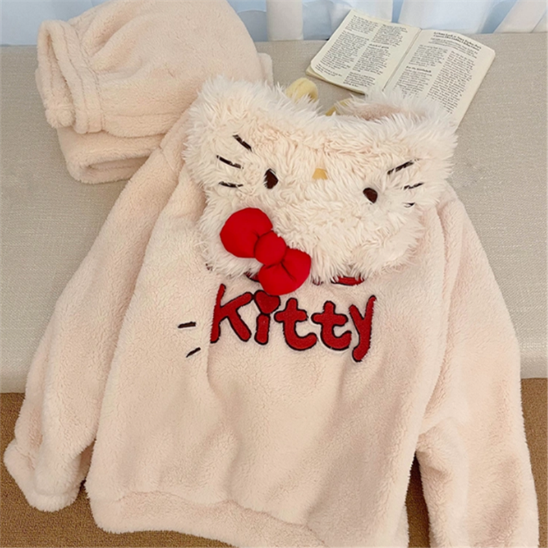 Cute Plush Pajama Set PA10191