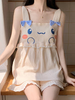 Cute Suspender Pajamas PL53548