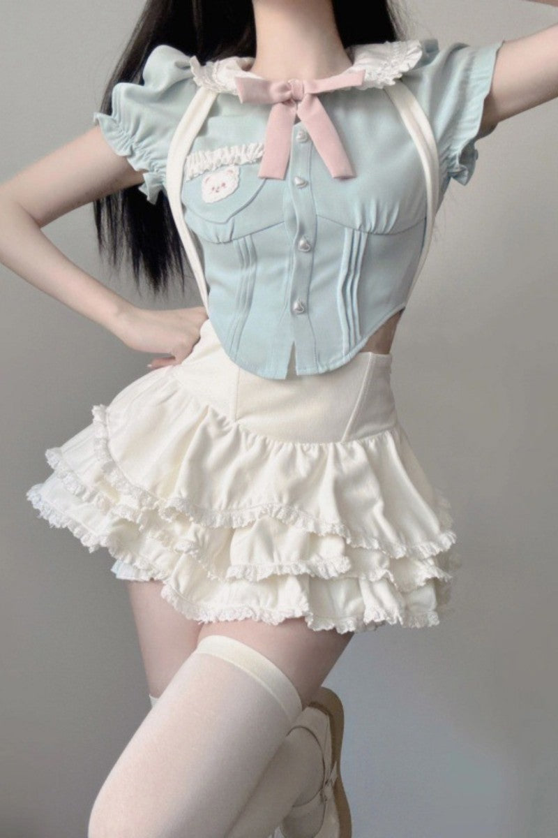 Cute Tutu Cake Skirt Set PL53556