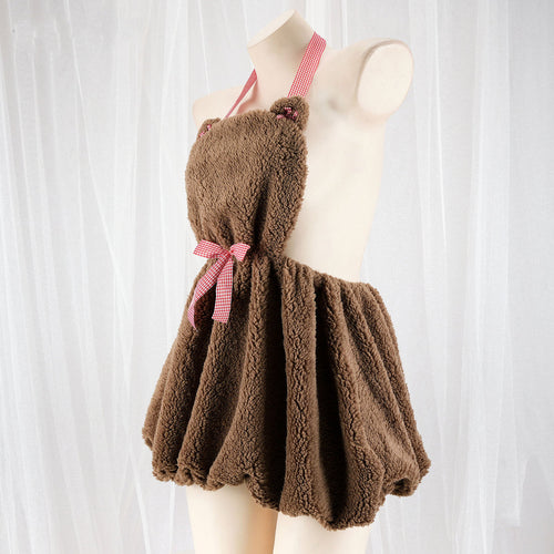 Brown Plush Bear Dress PL53605