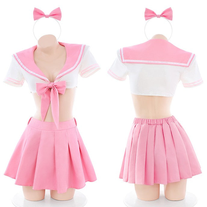 Cute Japanese Campus Pleated Skirt PL53550