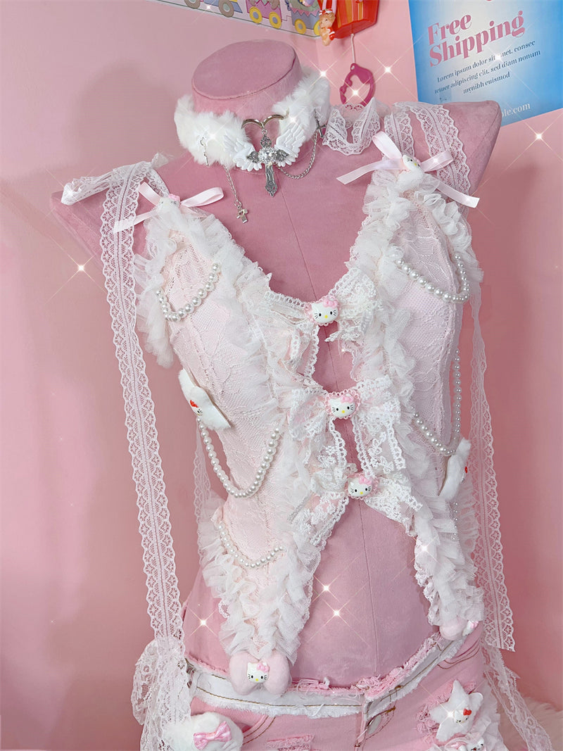 Sweet Lace Vest PA10051