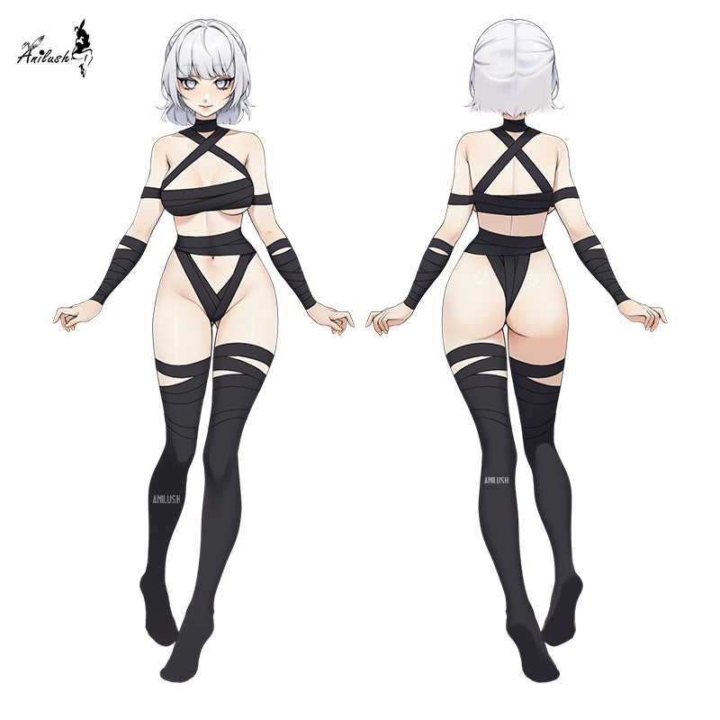 MULTI-COLOR BONDAGE BIKINI AH039