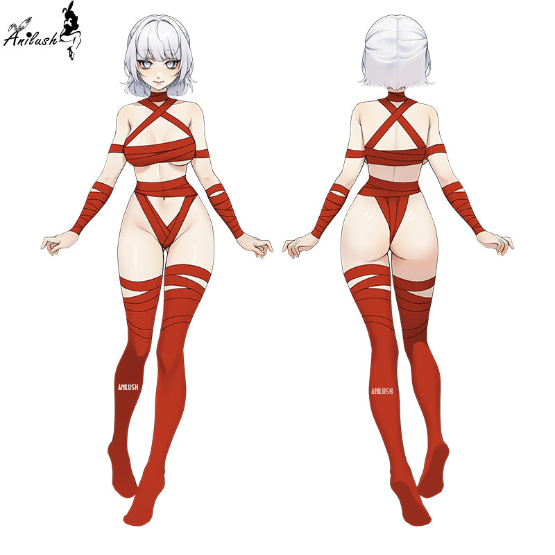 MULTI-COLOR BONDAGE BIKINI AH039