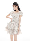 French Floral Dress PL53457