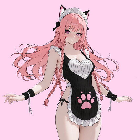 KORURACLUB-Pre-sale Neko Maid Cosplay Costume KO104