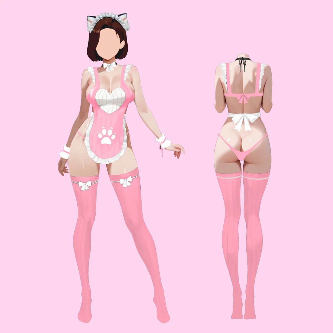 KORURACLUB-Pre-sale Neko Maid Cosplay Costume KO104