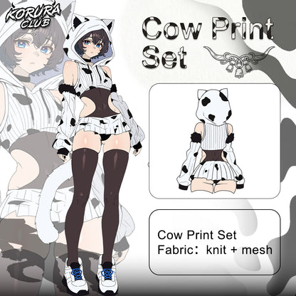 Cosplay Cow Print Set KO154
