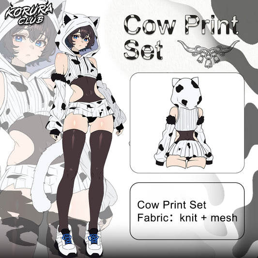 Pre-Sale Cosplay Cow Print Set KO154