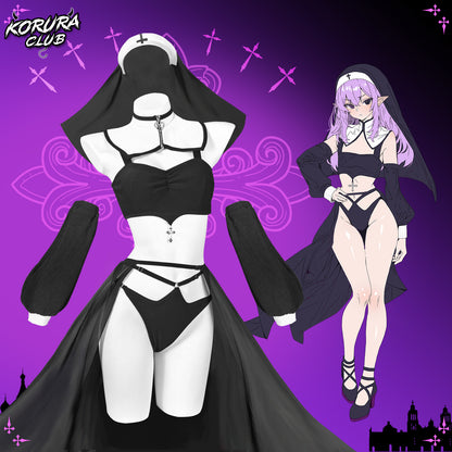 Mesh Nun Costume KO153