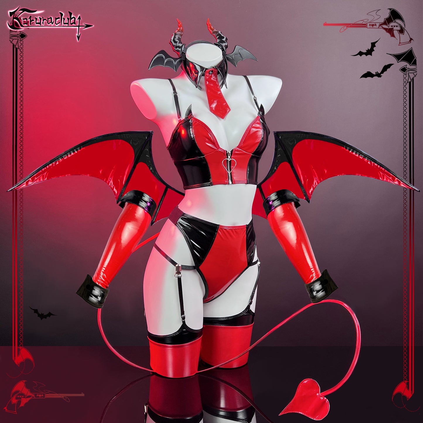 Cosplay Red Devil Costume KO78