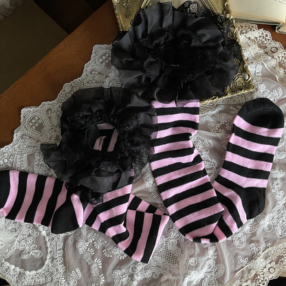Lace-strap girl stockings PA20077