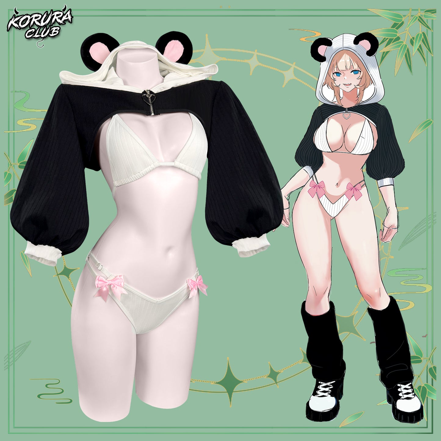Cute Panda Cosplay Costume KO136