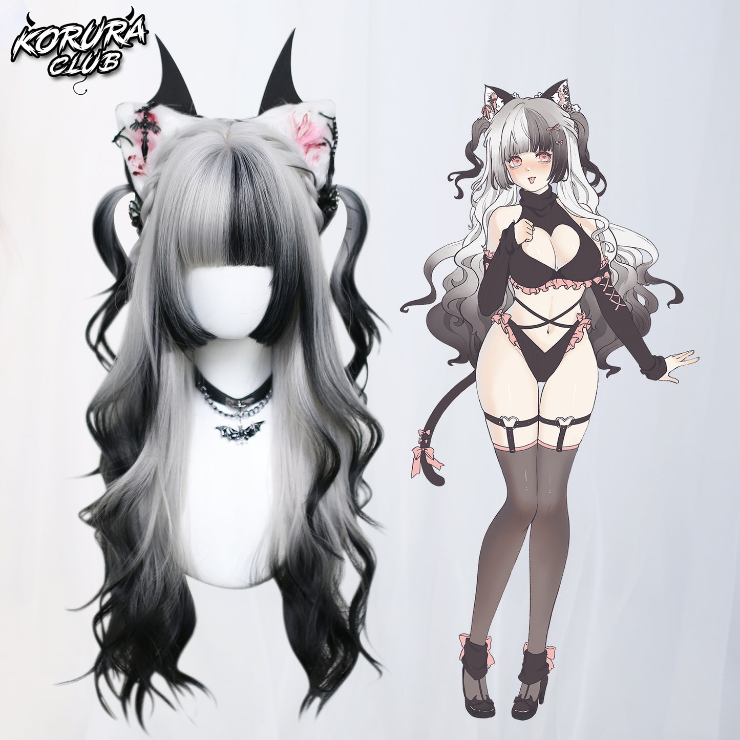 KORURACLUB-PRE SALE Korura Original Wig #008 – AkaiYoru Hime