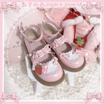 lolita strawberry shoes PL53420