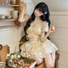 Ballet style bow top + fluffy cake skirt PL53452