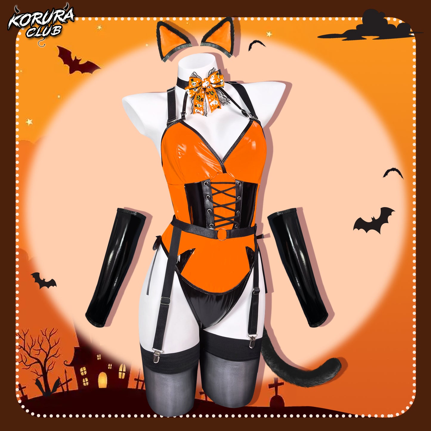 Pre-order Halloween Pumpkin Bodysuit KO162