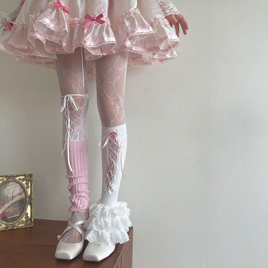 Y2K lace stockings PA20088