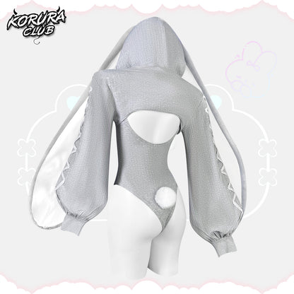 Pre-sale Cosplay Heart-Lock Floppy Bunny Jumpsuit KO102