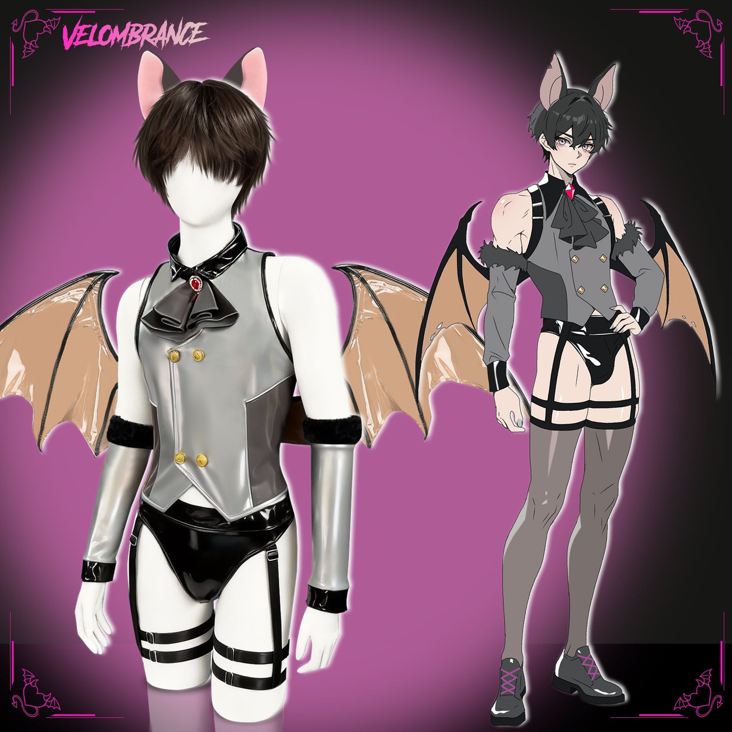 Bat Bodysuit (7-Piece Set) AS11