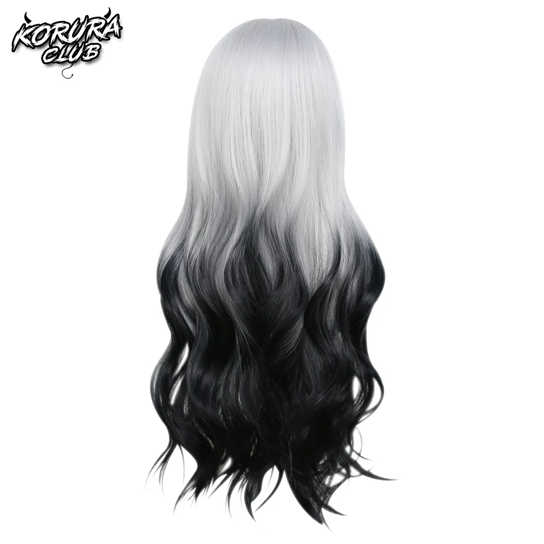 Korura Original Wig #008 Black and White– AkaiYoru Hime