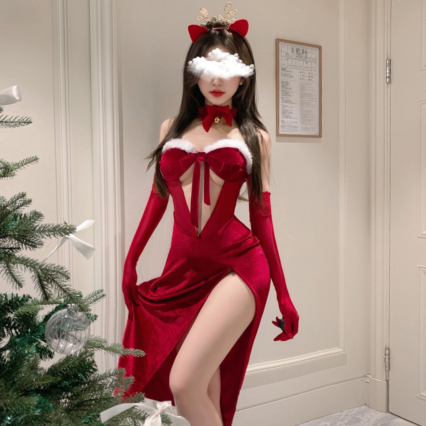 Christmas Cosplay Bunny Costume PA20310