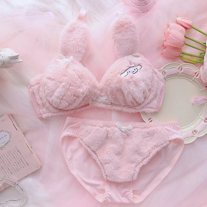 Cute pink plush underwear  PL50929