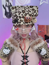 Y2K Leopard Print Hat PA10123