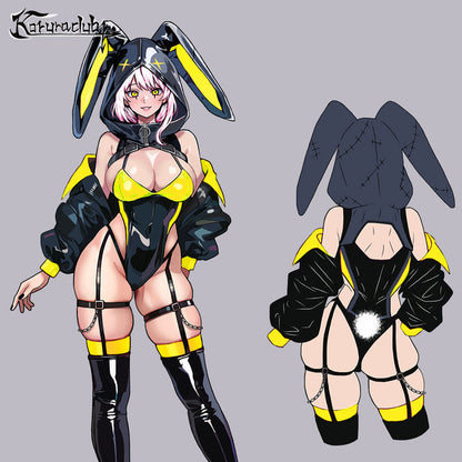 Pre-sale More Colors Cosplay Evil Bunny Lingerie KO50 (5-Piece Set) KO70