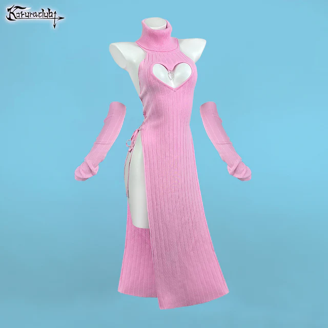 KORURACLUB-Plus Size Heart-Shaped Cheongsam KO59