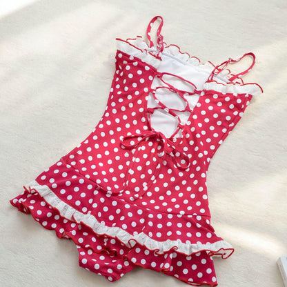 Cherry polka dot swimsuit PA20072