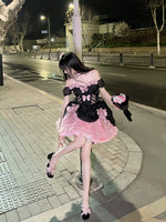 Black and Pink Princess Lolita Dress PL53365