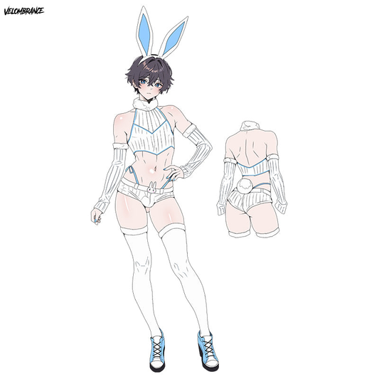 Cosplay Cute Bunny Ear Knitwear AS06