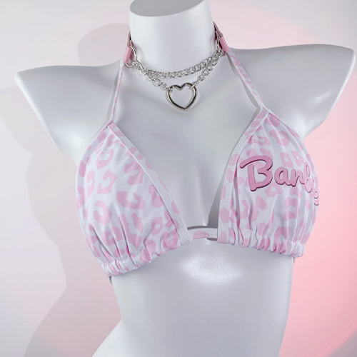 Pink Leopard Print Swimsuit PL53812