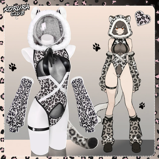 Pre-sale Snow Leopard Cosplay Bodysuit KO149