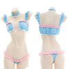 Ruffled Blue Maid Suit PL53509