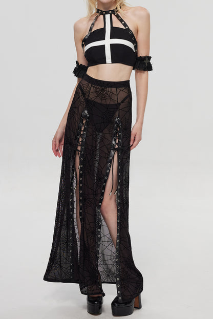 Pre-Sale Gothic Nun Sleeveless 3-Piece Costume Set HK007
